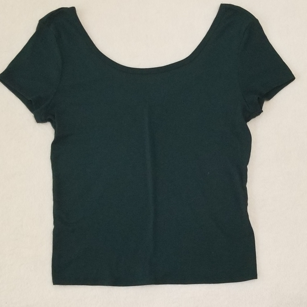 Medium Forest Green Low-Back Tee